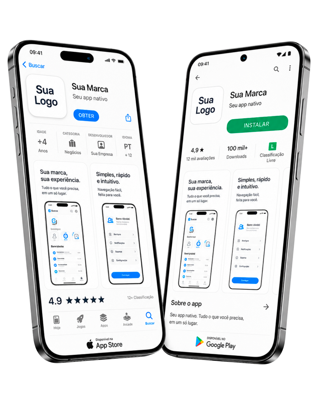 App Averon publicado na App Store e Google Play